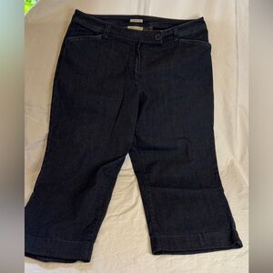 Jones New York Midnight Wide Leg Jeans